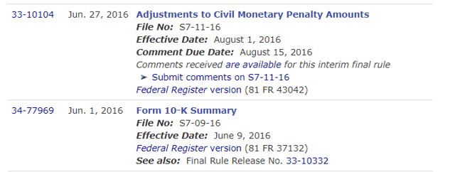 Image of Interim Final Temporary Rules