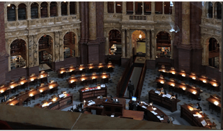 image of a library or reference room