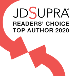 JDSUPRA Readers' Choice Top Author 2020